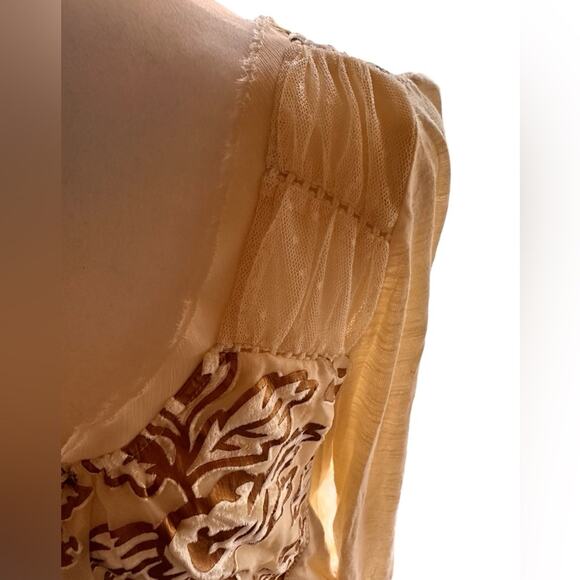 Anthropologie Meadow Rue Mariana Burnout Top, size M - Picture 4 of 7